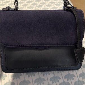 Rebecca Minkoff Men's Black and Purple Messenger Bag